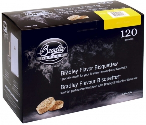 Bradley Flavor Bisquettes Hickory 120 Pack
