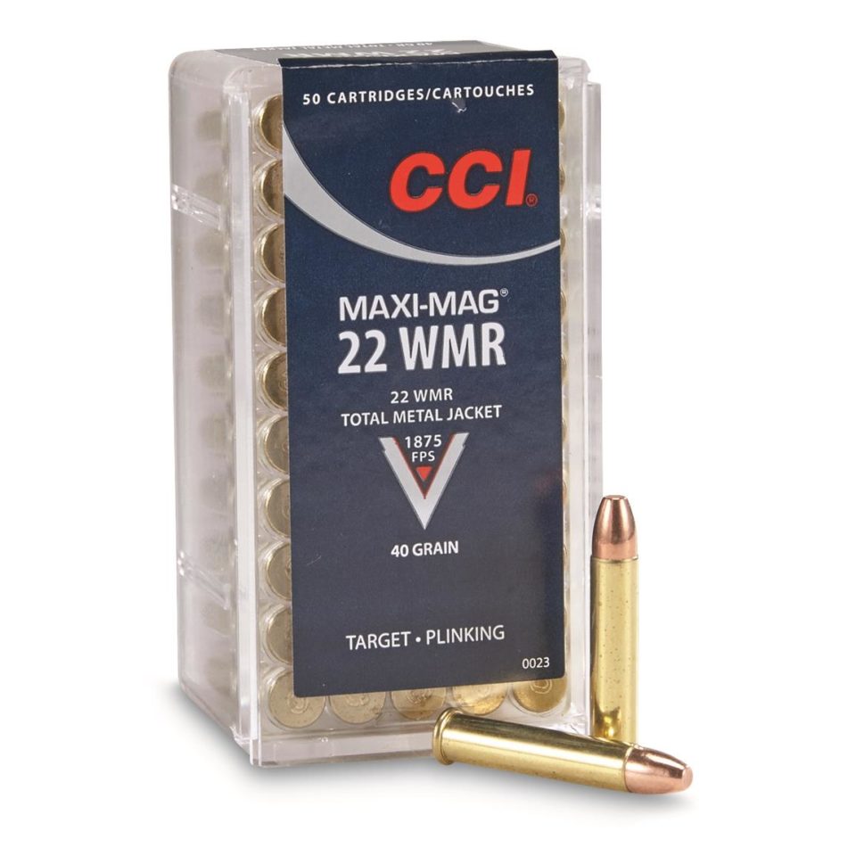 CCI Maxi Mag Total Metal Jacket 22WMR