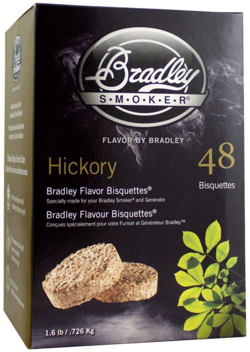 Bradley Hickory Flavor Bisquettes 48 Pack