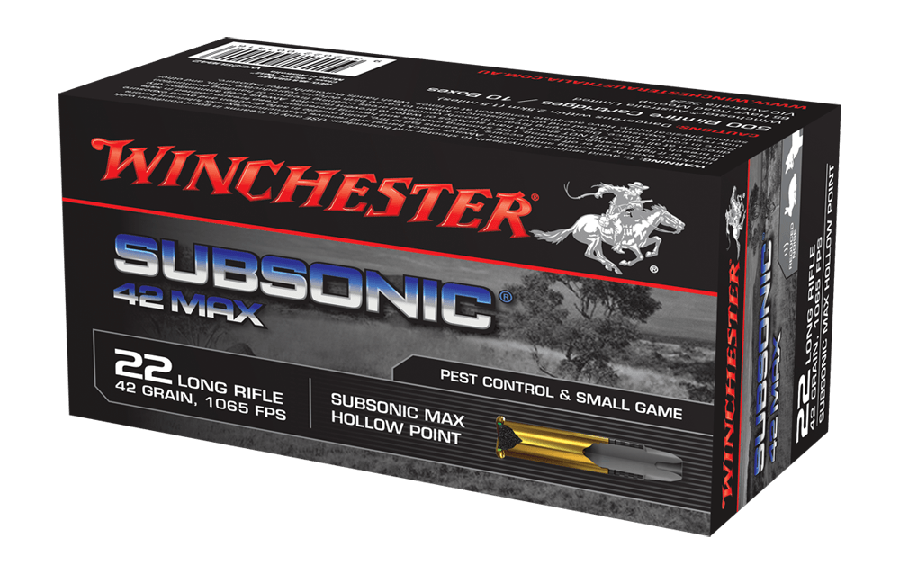 Winchester Subsonic 42Max 22LR