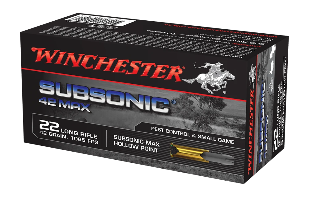 Winchester Subsonic 42Max 22LR 500st