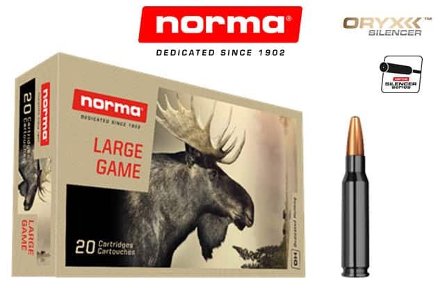 Norma 6,5×55 Oryx Silencer 10,1g 156gr