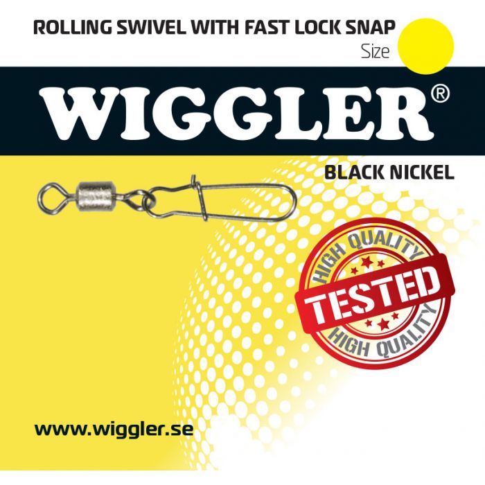 Wiggler Swivel With Fast Lock Snap Beteslås