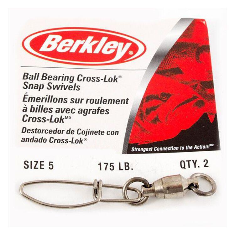 Berkley Ball Bearing Cross-Lock Snap Swivel #6 275LB