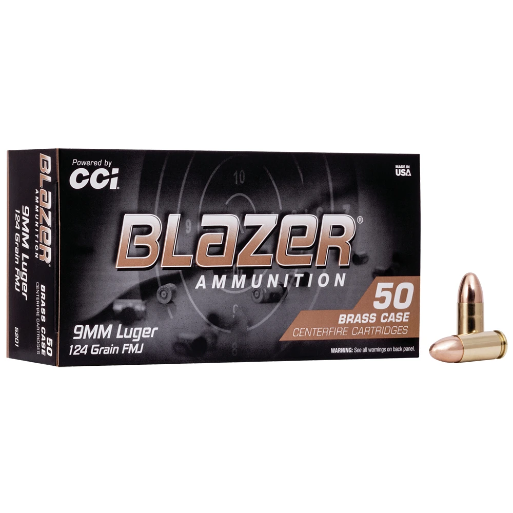 CCI Blazer 9mm 124 Grains FMJ