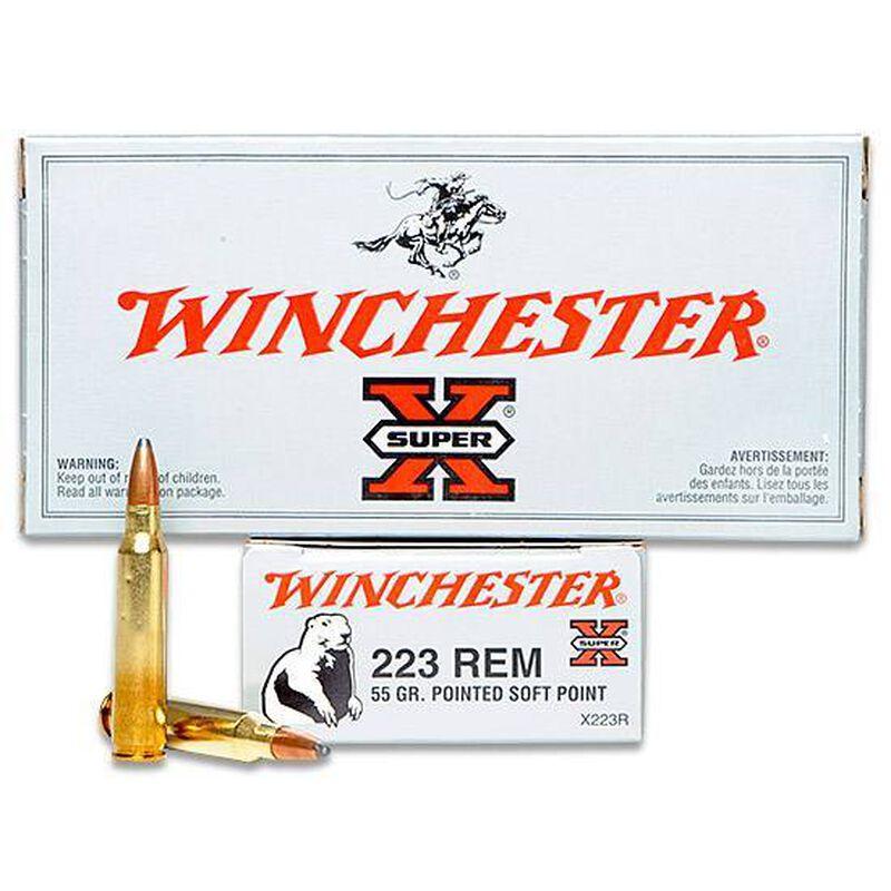 Winchester Super X 223 Rem 55gr Soft Point