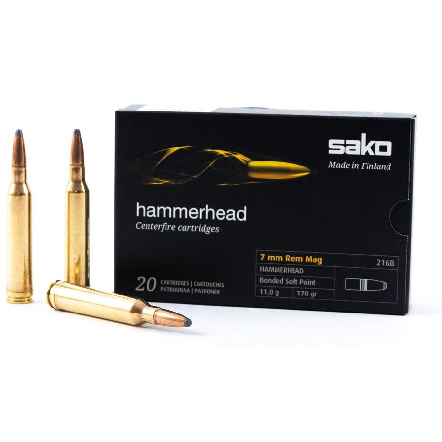7mm Rem Mag Sako Hammerhead 11,0g/170gr