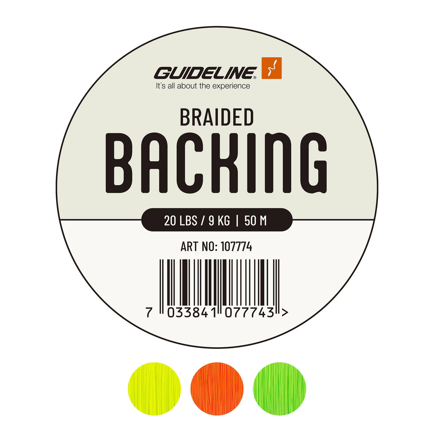 Guideline Braided Backing 20lbs 50m