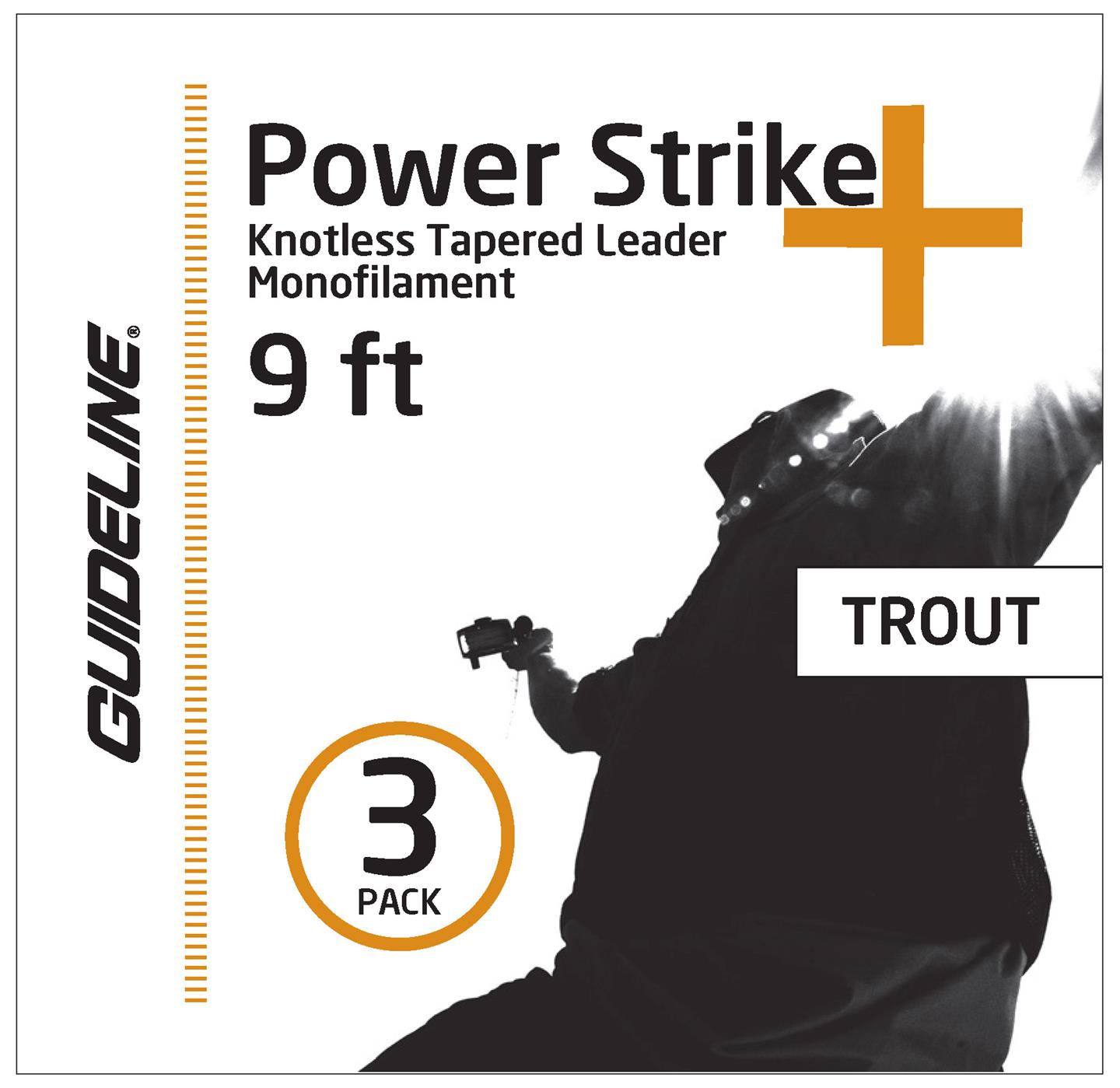 Guideline Power Strike 9′ 3-Pack Taperade Tafsar