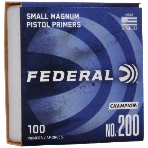 Federal Champion Small Mag Pistol Primer .200 100st