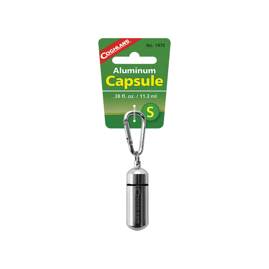 Coghlan’s aluminum capsule