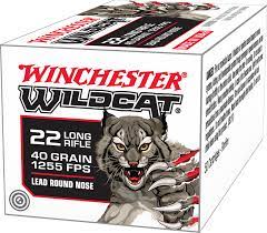 Winchester 22Lr Wildcat Copper Plated Dynapoint 2,6g/40grain 500st