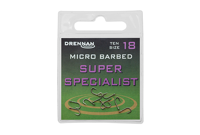 Drennan Micro Barbed Super Specialist Enkelkrok