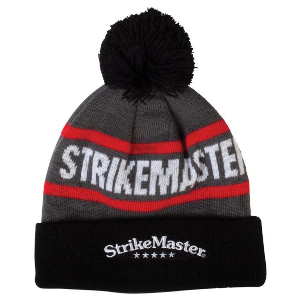 STRIKE MASTER BEANIES BLACK/GREY/RED