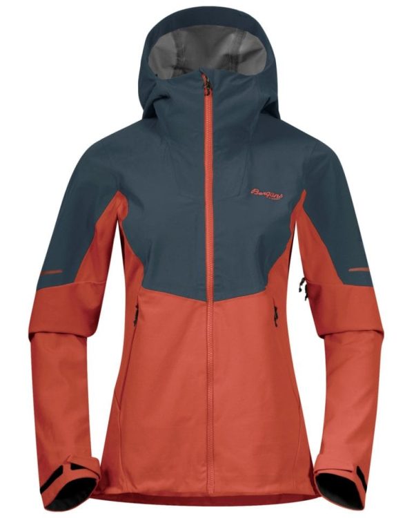 Bergans Senja Hybrid Softshell Jacket W Brick/Orion Blue