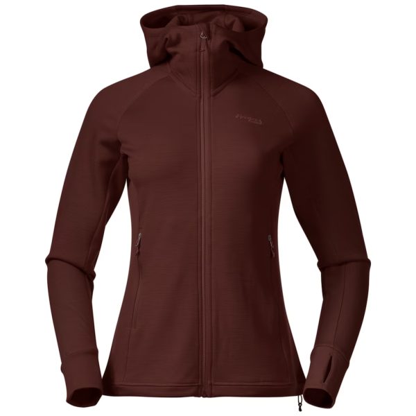 Ulstein Wool Hood W's Jacket Amarone Red