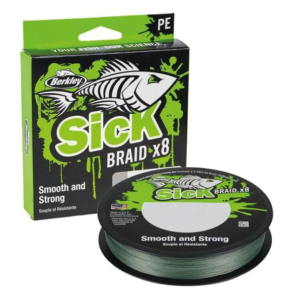 Berkley Sick Braid Moss Green 150m.