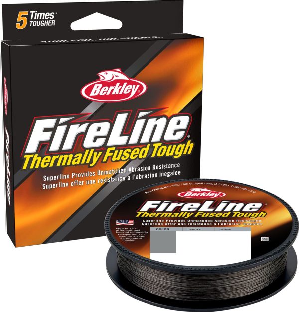 Berkley FireLine Thermally Fused Tough Smoke150 m