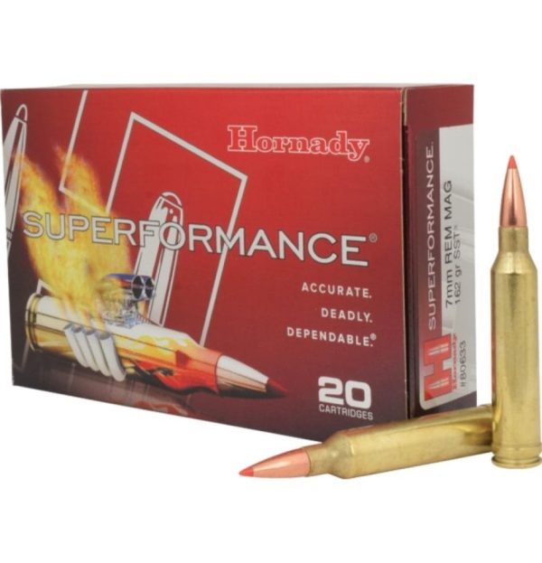 HORNADY SUPERFORMANCE® AMMUNITION, 7MM REM MAG 162 GR SST® SPF - Bild 2