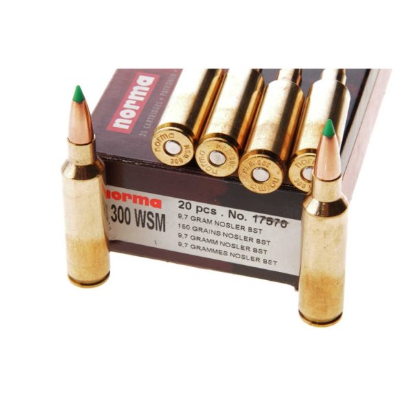 Norma 300WSM Nosler Bst 9.7g/150grain