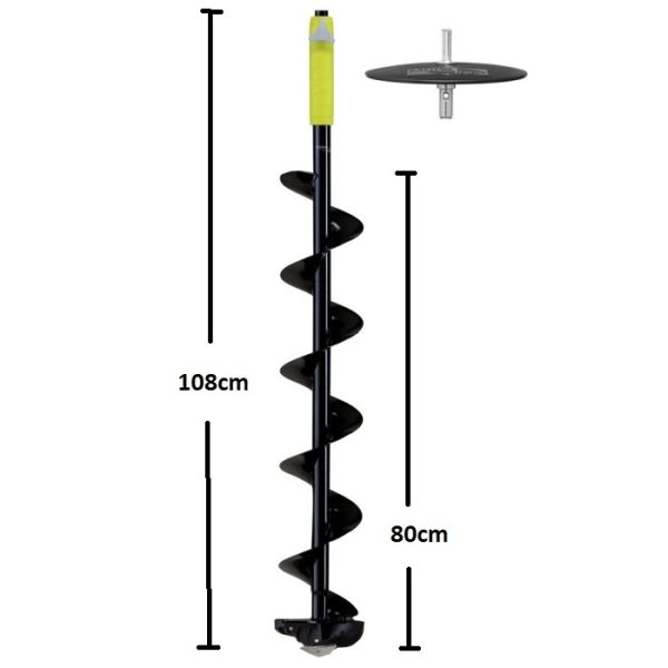 Underdel Nova lång 160mm svart med adapter - Bild 2