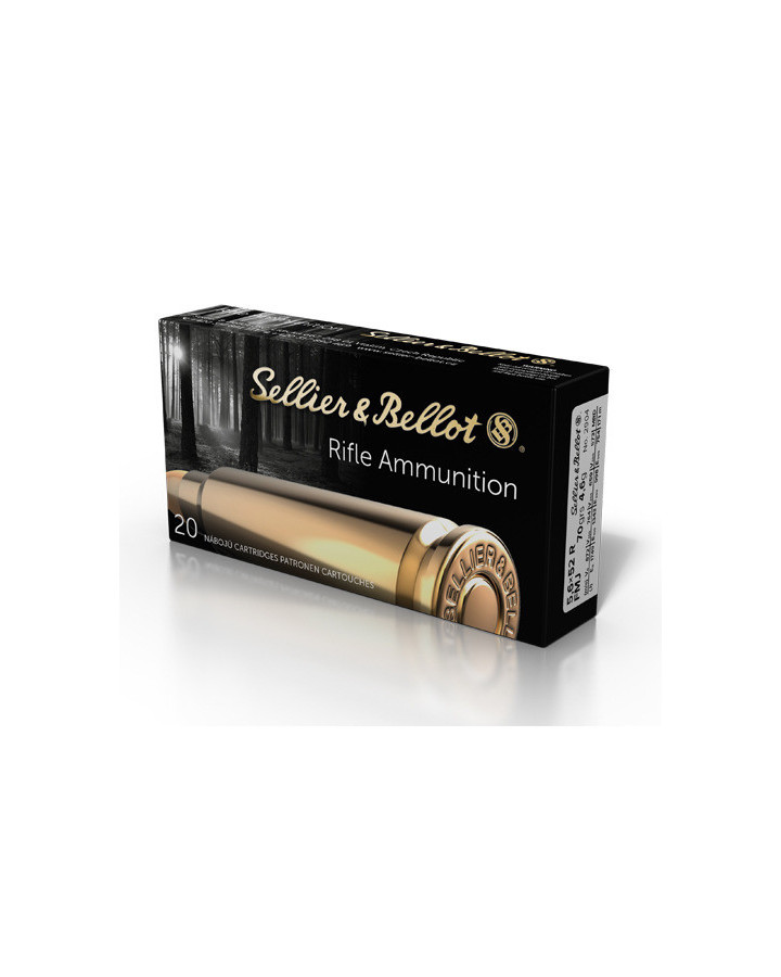 Sellier & Bellot 5,6×52 R FMJ 70grs/4,6g