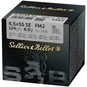 Sellier & Bellot 6,5x55 124gr FMJ 50Ask
