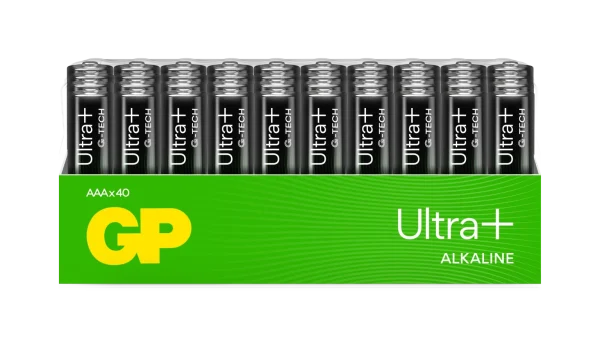 GP Ultra Plus AAA-batteri 40-pack