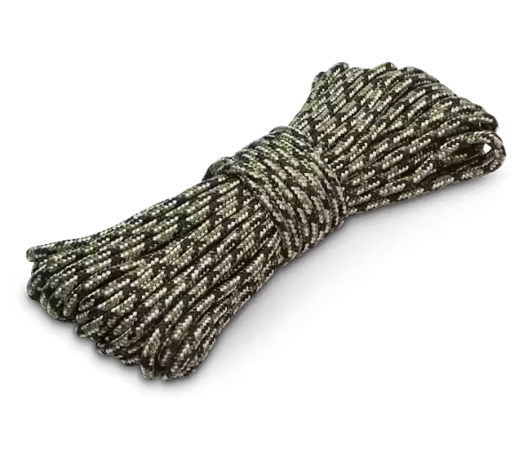 Briv Utility rope Woodland Camo - 4 mm 15 m