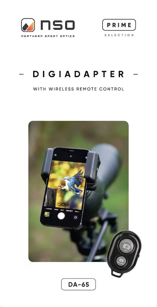 NSO Digiscoping Adapter ink Remote Control