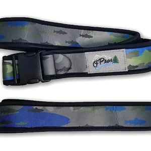 O'Pros Wading Belt Aqua Fish Camo