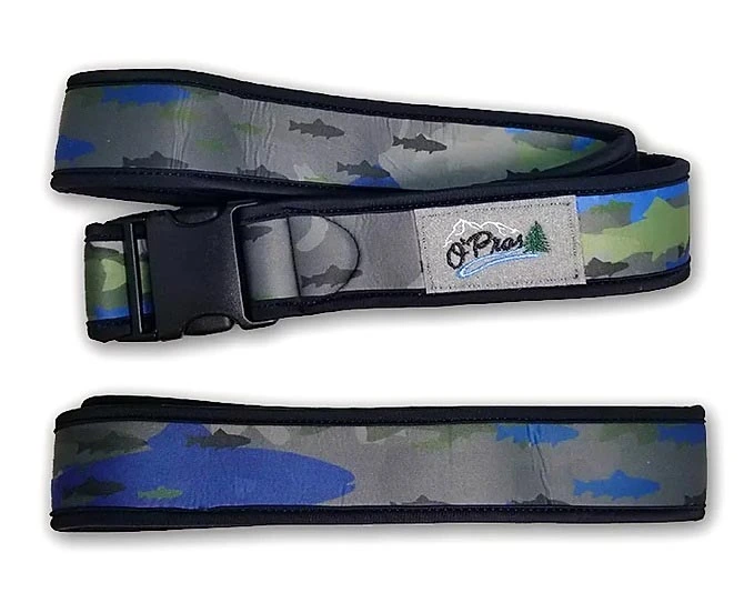 O'Pros Wading Belt Aqua Fish Camo