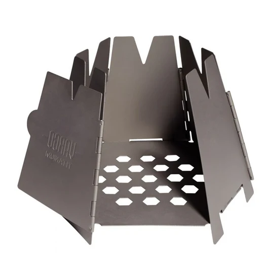 Vargo HEXAGON WOOD STOVE - STAINLESS STEEL