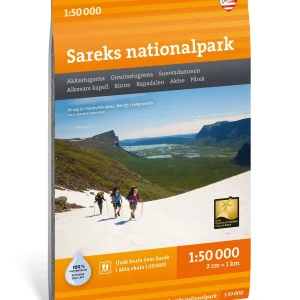 Calazo Sareks nationalpark 1:50 000
